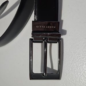 Perry Ellis dress belt brown/black Size 44